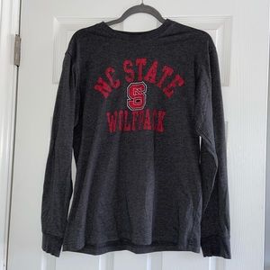 NC State Wolf Pack Long Sleeve Gray Shirt